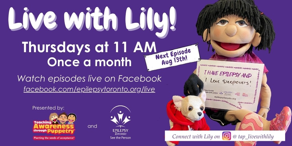 Live with Lily promo image with puppet