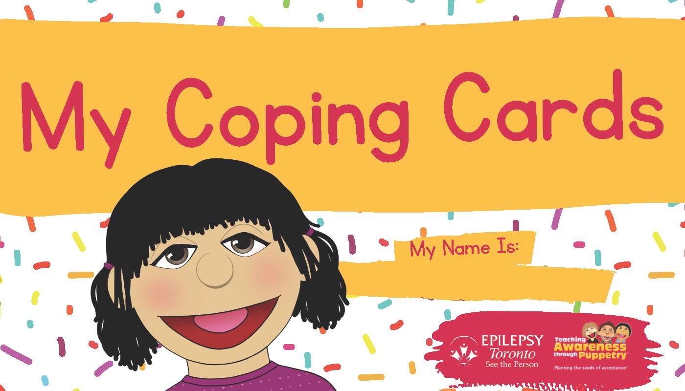 Lily front page of coping card booklet