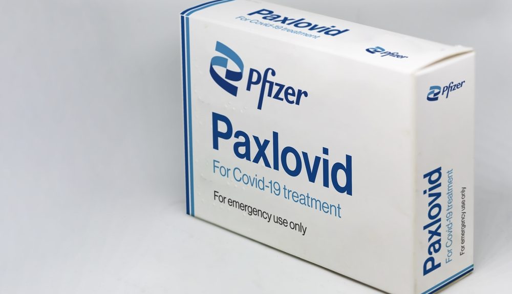 box of Pfizer's Paxlovid medication