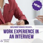 Sharing Work Experiences in an Interview