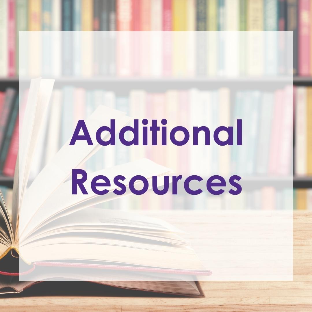 Additional Resources TDSB
