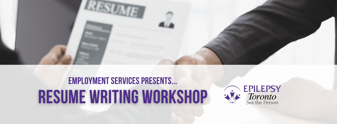 Resume writing workshop, resume, employment workshop.
